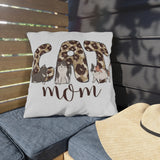 Cat Mom Outdoor Pillow - Cozy Decor for Cat Lovers