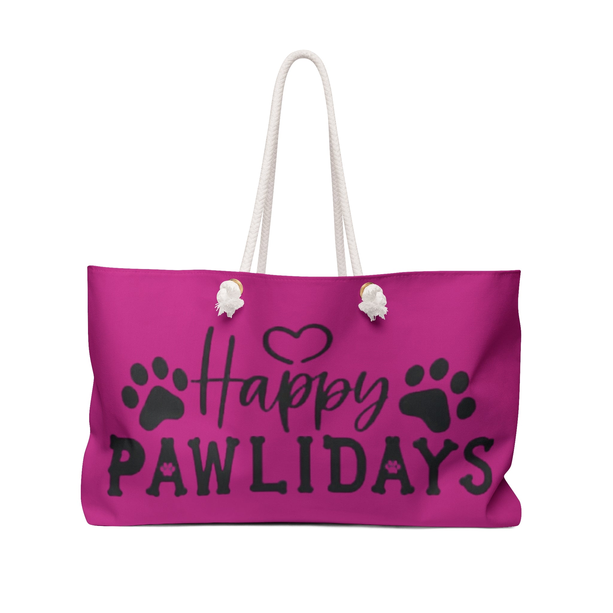 Happy Pawlidays Pet Lover Weekender Bag