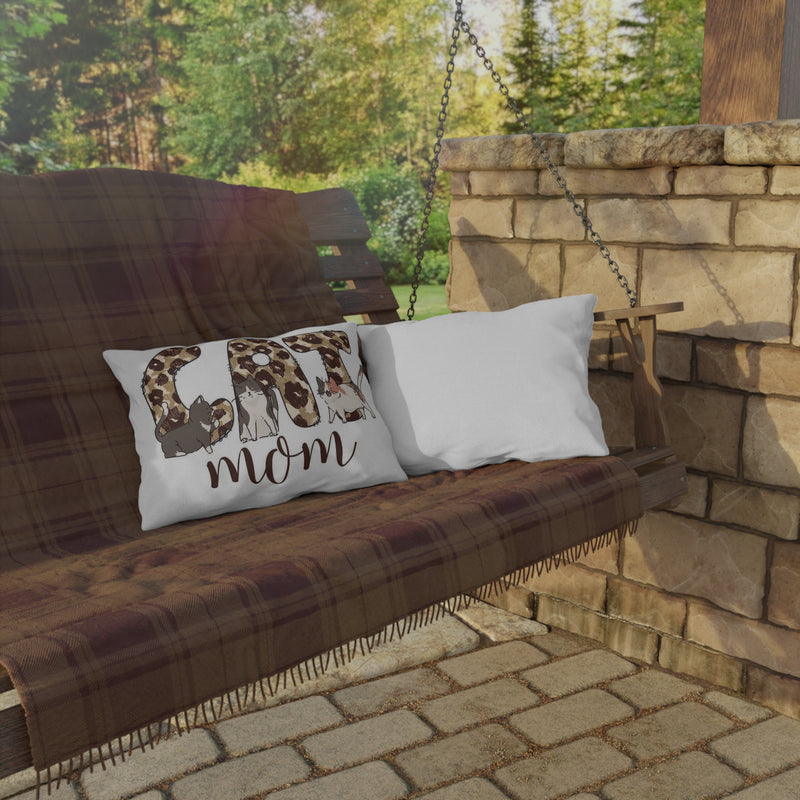 Cat Mom Outdoor Pillow - Cozy Decor for Cat Lovers