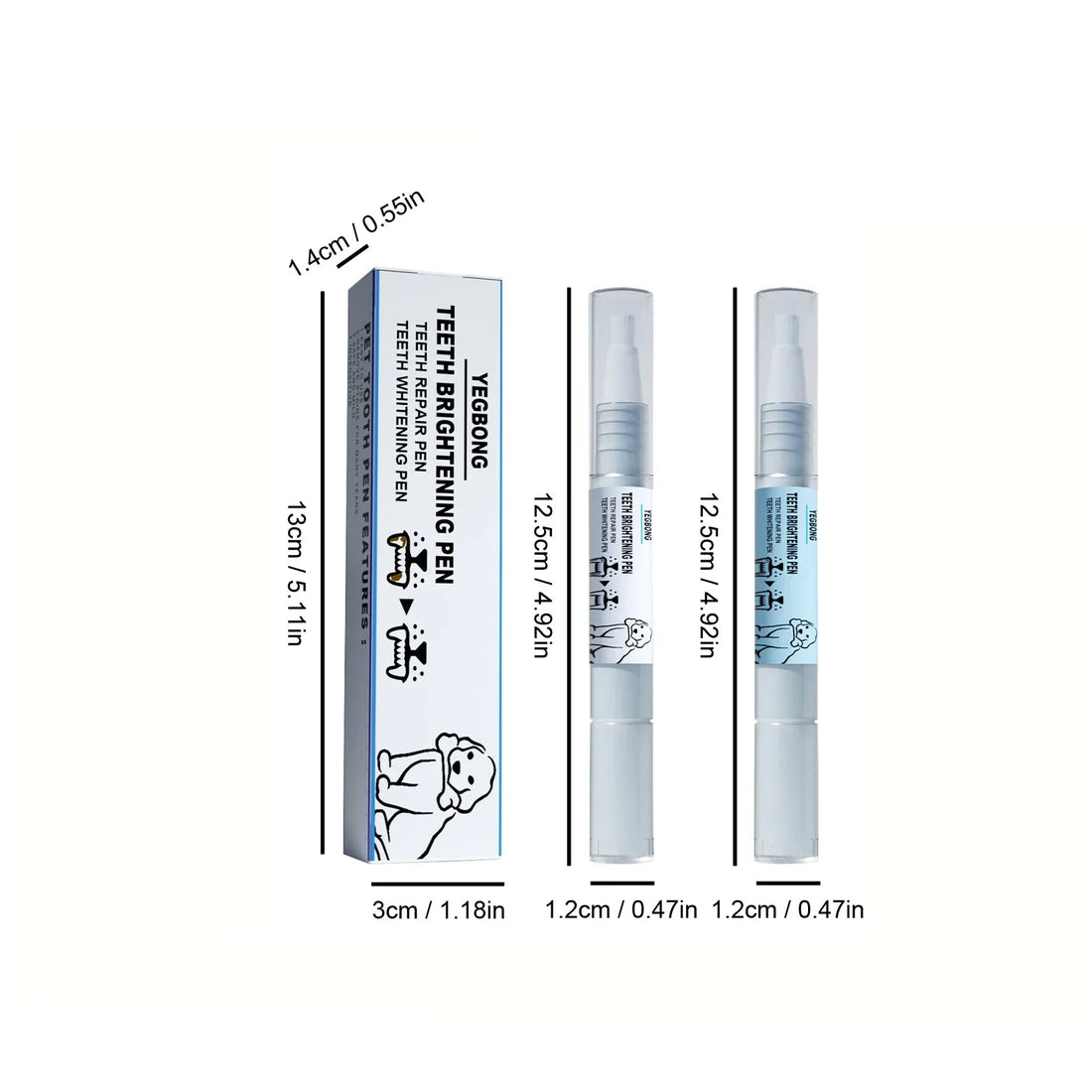 Pet Dental Pen – Plaque & Tartar Remover for Dogs and Cats